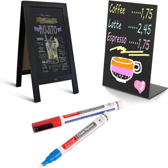 Liquid Chalk Marker Set‎ – 24 Colors, Fine Tip Wet Erase Pens Chalkboards, Glass - Picture 3 of 7